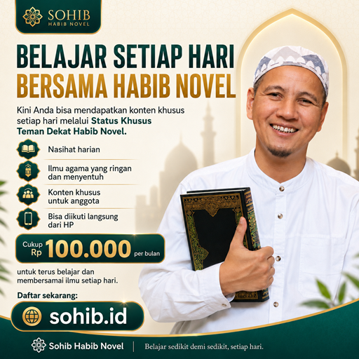 Flyer WhatsApp Status Premium Habib Novel Alaydrus
